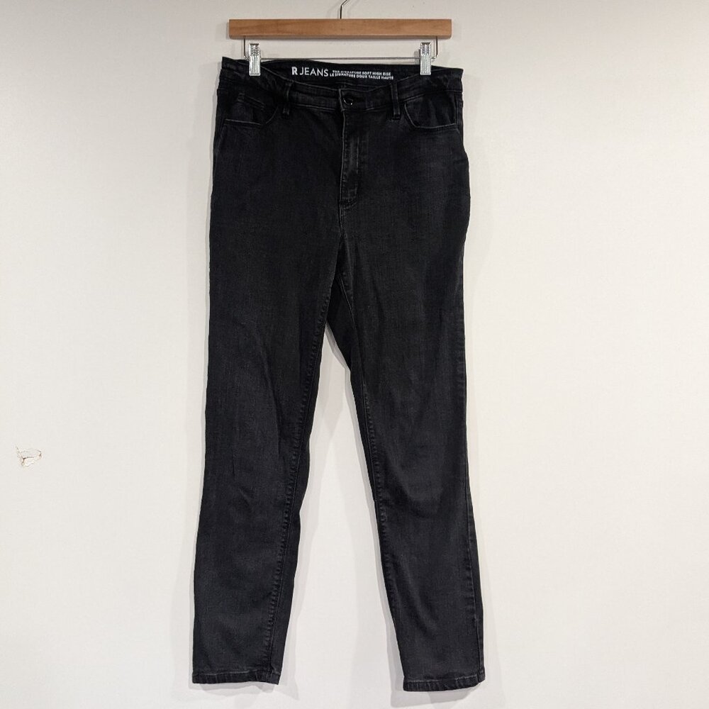 Reitmans R Jeans Hi-Rise Jeans Black Size 31
